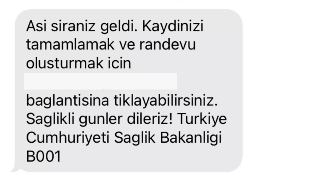 Dolandırıcılar "Aşı Sıranız Geldi" Sms'leriyle Kandırıyor Dolandırıcılar "Aşı Sıranız Geldi" Sms'leriyle Kandırıyor